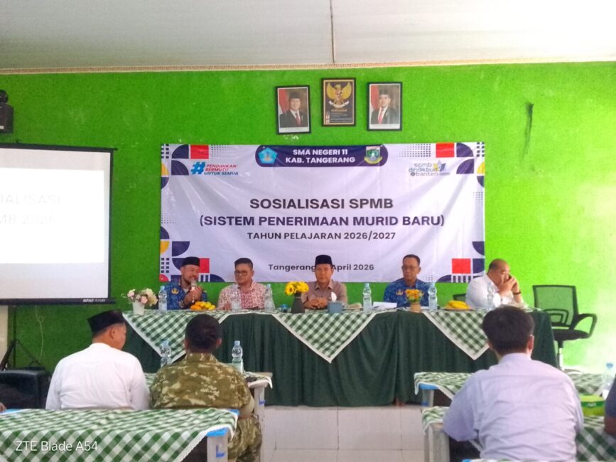 SMAN 11 Kabupaten Tangerang Gelar Sosialisasi SPMB Tahun Ajaran 2026/2027