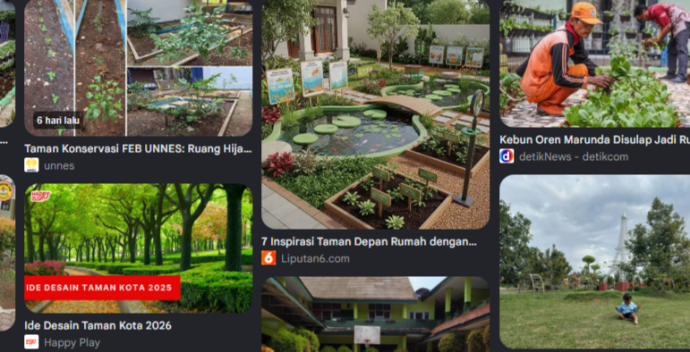 Taman &amp; Area Hijau Edukatif